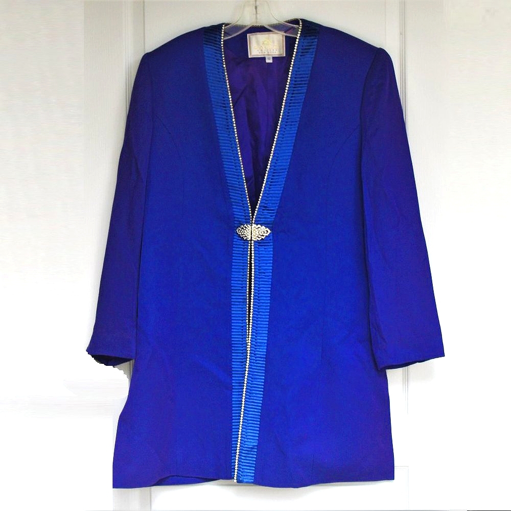 Givoldi blue gemmed coat